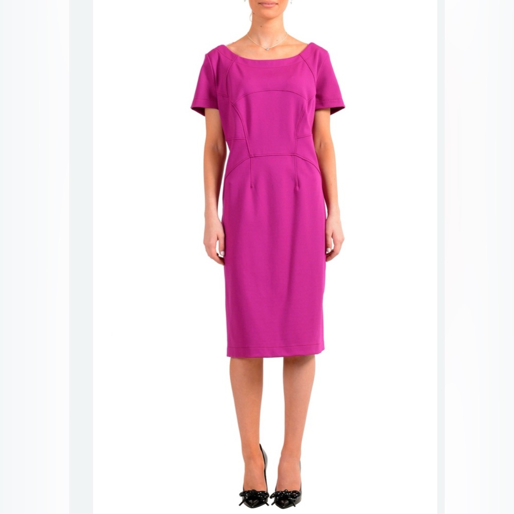 Hugo Elegant Pink Women's Dress Sz M